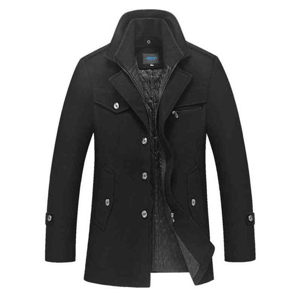 men's wool & blends winter warm coat casual thick windbreaker jacket men long section overcoat peacoat en trench 4xl st0d, Black
men's wool & blends winter warm coat casual thick windbreaker jacket men long section overcoat peacoat en trench 4xl st0d, Black