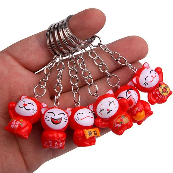keychains 6pcs/set cute q version japanese lucky cat keychain white red black animal ring couple women charm jewelry, Silver
keychains 6pcs/set cute q version japanese lucky cat keychain white red black animal ring couple women charm jewelry, Silver
