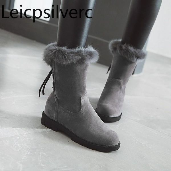 boots women's autumn and winter the round head lace up plush comfortable low-heeled short tube shoes plus size 33-44, Black
boots women's autumn and winter the round head lace up plush comfortable low-heeled short tube shoes plus size 33-44, Black