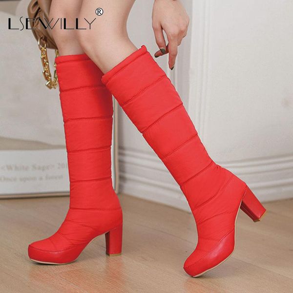 boots lsewilly 2021 russia winter women shoes down fabric warm knee high heels woman snow with faux fur plush lined big size 43, Black
boots lsewilly 2021 russia winter women shoes down fabric warm knee high heels woman snow with faux fur plush lined big size 43, Black