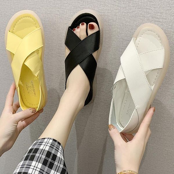 fairy slip on solid cross band flat sandals women candy beach shoes translucent sole open toe gravida femmes sandalias2021, Black
fairy slip on solid cross band flat sandals women candy beach shoes translucent sole open toe gravida femmes sandalias2021, Black