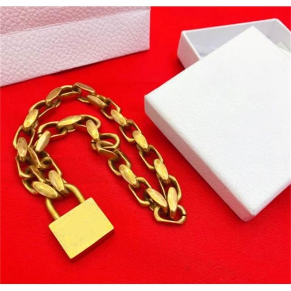 factory outlet brand necklace fashion gold lock necklace pendant chains bijoux for mens and women party wedding lovers gift hip hop jew, Silver
factory outlet brand necklace fashion gold lock necklace pendant chains bijoux for mens and women party wedding lovers gift hip hop jew, Silver