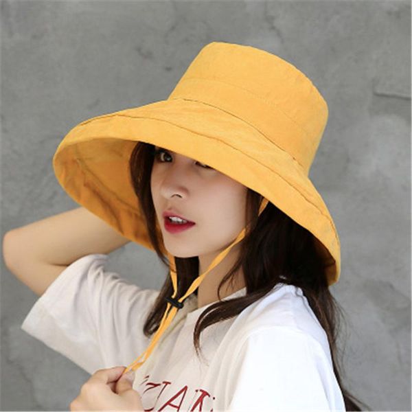 women bucket hat foldable portable outdoor anti-uv beach sun big visors with windproof rope spring summer fisherman cap hats, Black;white
women bucket hat foldable portable outdoor anti-uv beach sun big visors with windproof rope spring summer fisherman cap hats, Black;white