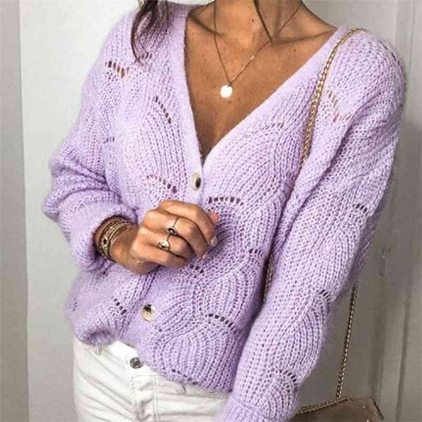 retro cardigan women autumn winter sweater crocheted hollow v-neck long-sleeved cashmere knitted coat 210508, White;black
retro cardigan women autumn winter sweater crocheted hollow v-neck long-sleeved cashmere knitted coat 210508, White;black