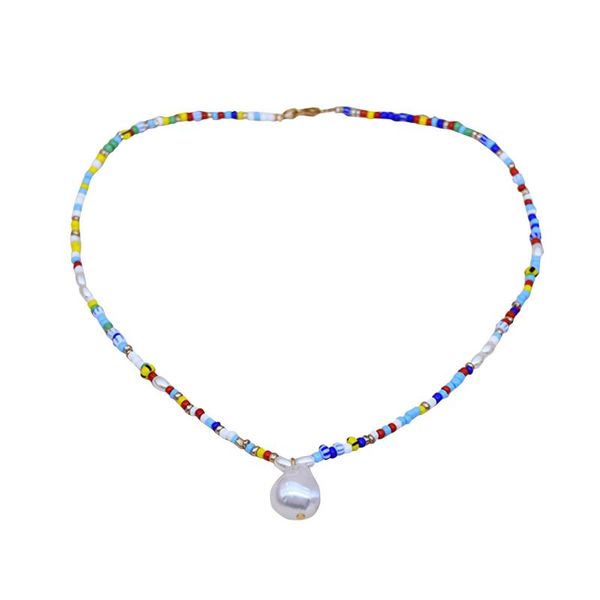 chokers design women fashion 1pc bohemian pearl necklaces for ladies and girls handmade colorful jewelry, Golden;silver
chokers design women fashion 1pc bohemian pearl necklaces for ladies and girls handmade colorful jewelry, Golden;silver