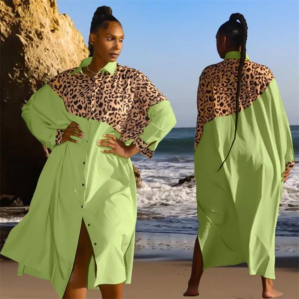 ethnic clothing autumn long sleeve dreess 2021 dashiki leopard print loose shirt dress plus size kaftan moroccan leisure lady vestidos, Red
ethnic clothing autumn long sleeve dreess 2021 dashiki leopard print loose shirt dress plus size kaftan moroccan leisure lady vestidos, Red