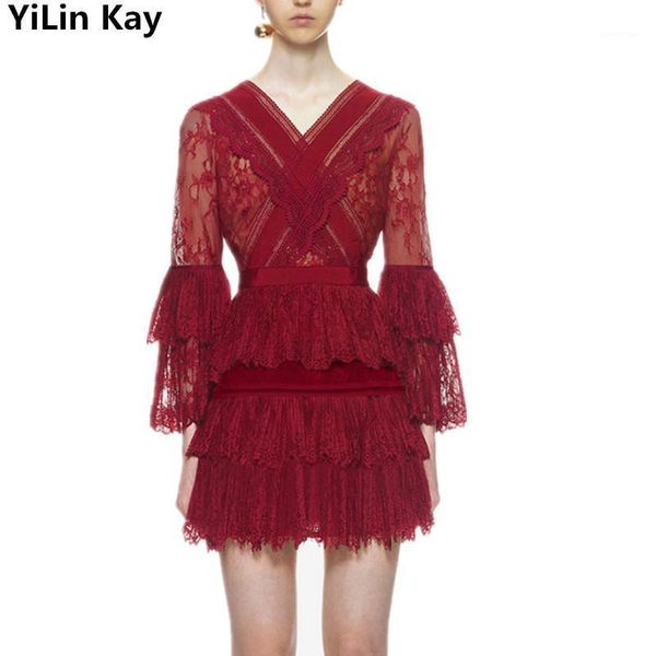 casual dresses yilin kay 2021 high-end custom self portrait water soluble lace hollow-out dress, Black;gray
casual dresses yilin kay 2021 high-end custom self portrait water soluble lace hollow-out dress, Black;gray