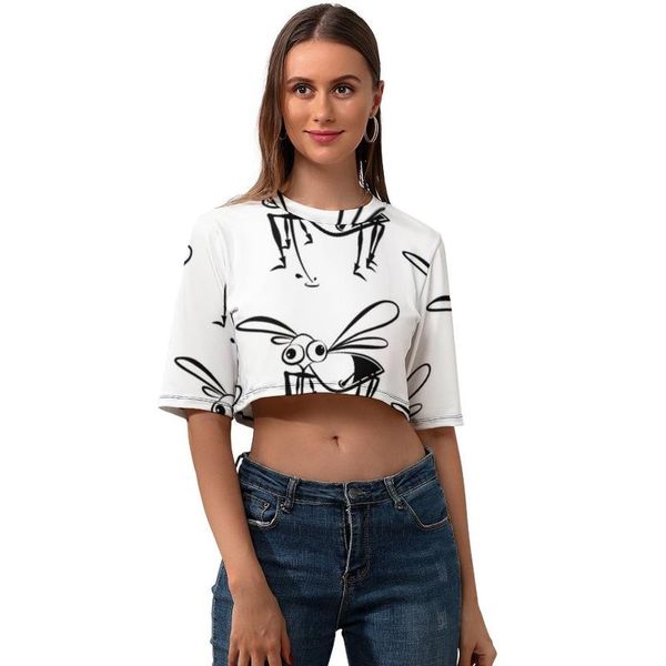 women's t-shirt mosquito crop t shirt pattern lady funny summer short-sleeve o neck polyester tshirt, White
women's t-shirt mosquito crop t shirt pattern lady funny summer short-sleeve o neck polyester tshirt, White