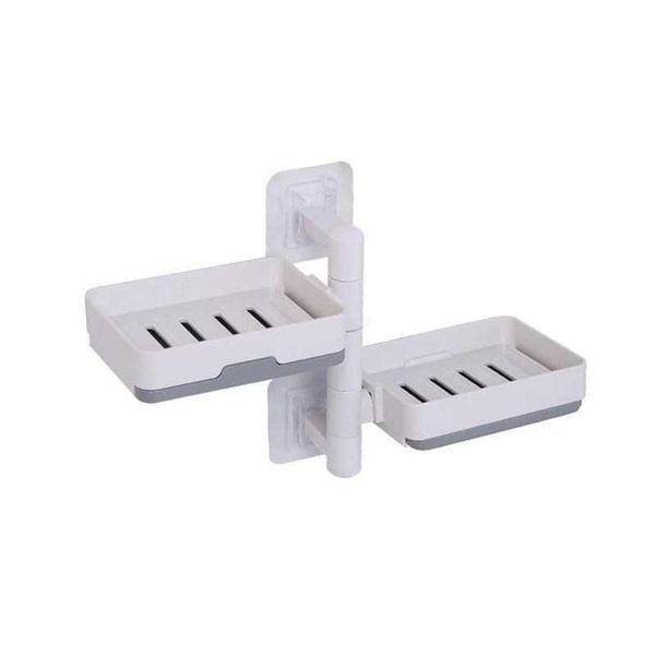 soap dishes wall mount rotatable holder punch rotation 2-tier dish storage rack shelf
soap dishes wall mount rotatable holder punch rotation 2-tier dish storage rack shelf