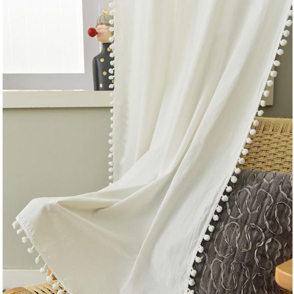 curtain & drapes white solid tassel lace cotton curtains for living room bedroom half blackout bay window backdrop
curtain & drapes white solid tassel lace cotton curtains for living room bedroom half blackout bay window backdrop