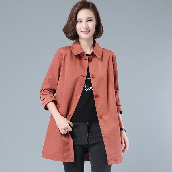 women's trench coats spring and autumn casual windbreaker 2021 korean version loose medium long lapel cardigan coat, Tan;black
women's trench coats spring and autumn casual windbreaker 2021 korean version loose medium long lapel cardigan coat, Tan;black