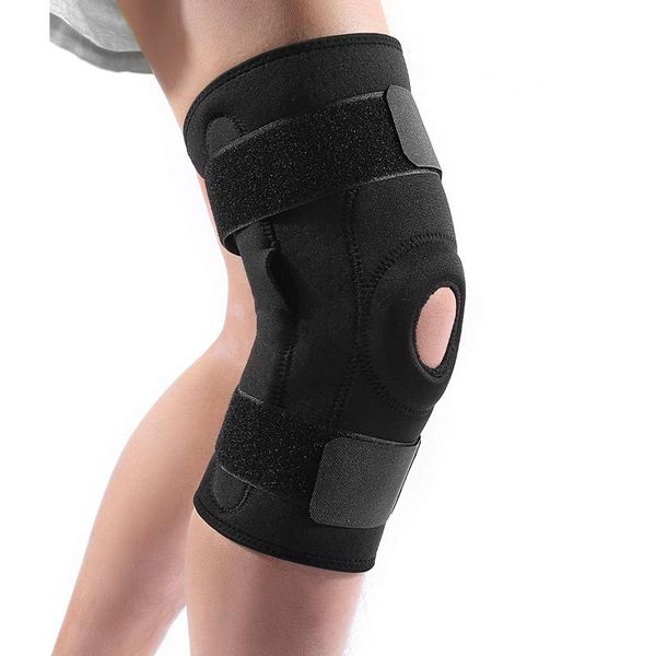 sports knee pad patella protector brace spring basketball running compression sleeve kneepads elbow & pads, Black;gray
sports knee pad patella protector brace spring basketball running compression sleeve kneepads elbow & pads, Black;gray