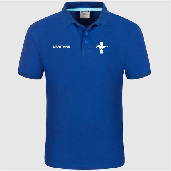 mustang logo men polos classic brand shirt casual solid short sleeve cotton, White;black
mustang logo men polos classic brand shirt casual solid short sleeve cotton, White;black