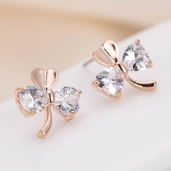 stud fashion simple shamrock earrings for women exquisite versatile crystal ear studs jewelry accessories classic girl z425, Golden;silver
stud fashion simple shamrock earrings for women exquisite versatile crystal ear studs jewelry accessories classic girl z425, Golden;silver