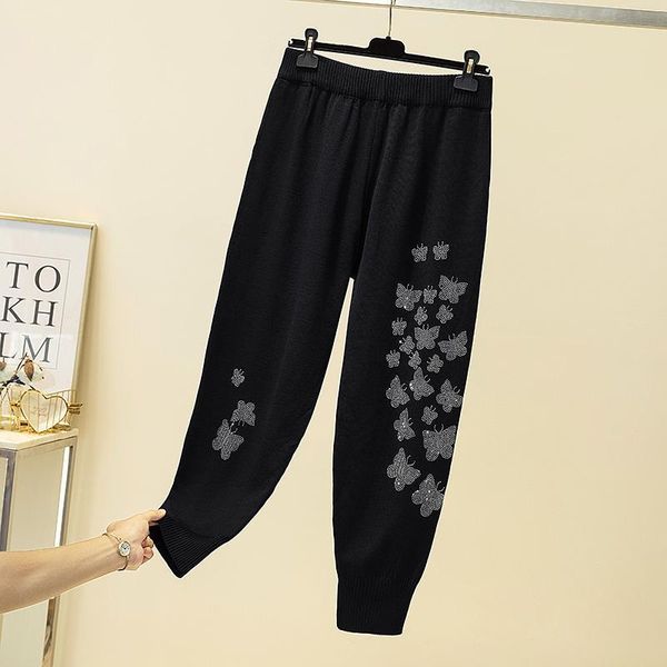 women's pants & capris butterfly drills black casual female oversize plus large size high waist woman autumn winter women's clothi, Black;white
women's pants & capris butterfly drills black casual female oversize plus large size high waist woman autumn winter women's clothi, Black;white
