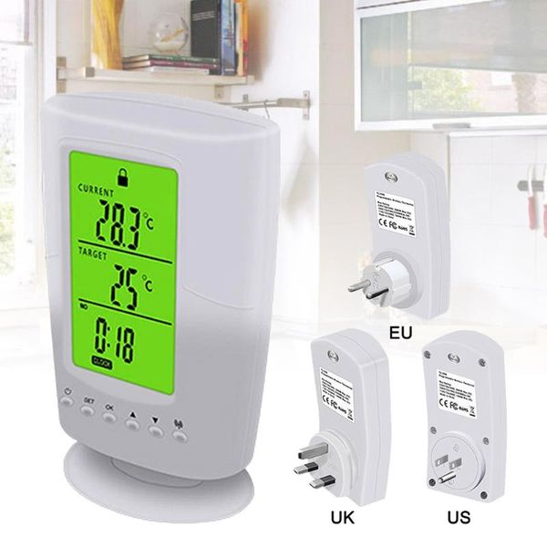 timer socket thermostat programmable plug outlet heating and cooling with safety lock 8 settings temperature controller smart home control
timer socket thermostat programmable plug outlet heating and cooling with safety lock 8 settings temperature controller smart home control