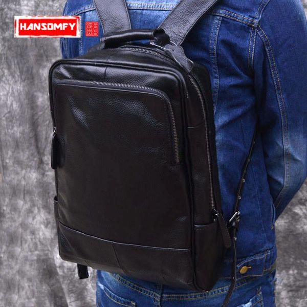 backpack genuine leather men male travel shoulder bags daypacks black computer backpacks back pack teenager laptop
backpack genuine leather men male travel shoulder bags daypacks black computer backpacks back pack teenager laptop