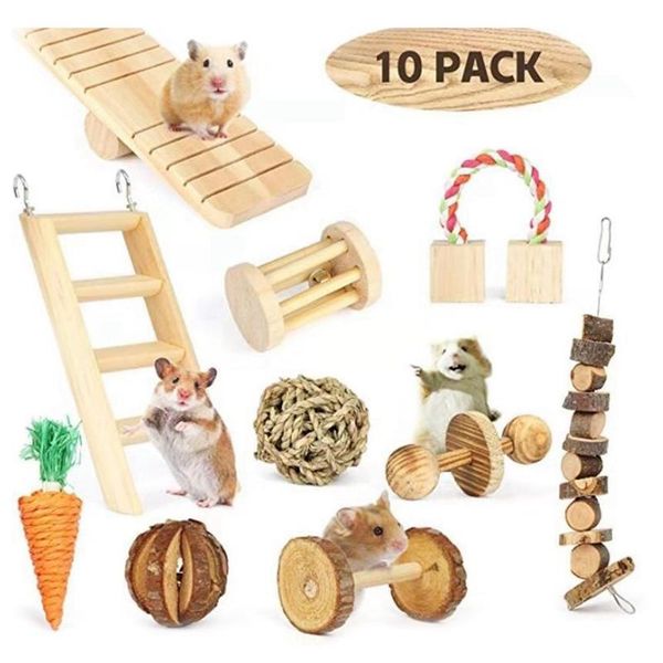 small animal supplies 10pcs hamster toys set natural wooden gerbils guinea pigs chew pet molar cute accessories
small animal supplies 10pcs hamster toys set natural wooden gerbils guinea pigs chew pet molar cute accessories