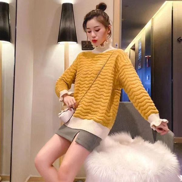 women's sweaters cute wave cut female knitted pullover sweater long sleeve striped pull jumper women fashion winter ladies1, White;black
women's sweaters cute wave cut female knitted pullover sweater long sleeve striped pull jumper women fashion winter ladies1, White;black