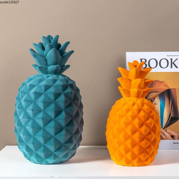 decorative objects & figurines european style painted resin pineapple flocking crafts bookcase living room furnishings texture home decorati
decorative objects & figurines european style painted resin pineapple flocking crafts bookcase living room furnishings texture home decorati