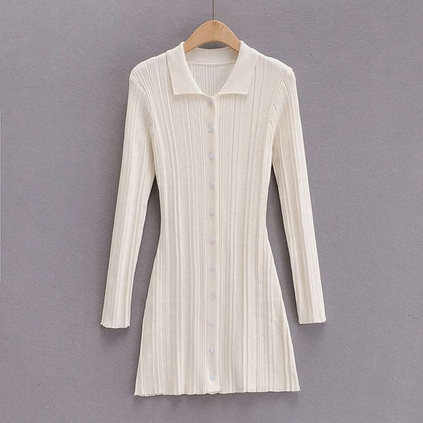 casual dresses women's autumn style lapel long sleeve breasted design pit strip slim dress for women, Black;gray
casual dresses women's autumn style lapel long sleeve breasted design pit strip slim dress for women, Black;gray