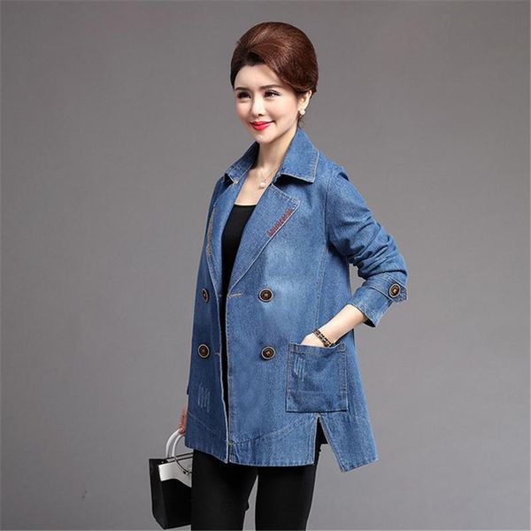 women's jackets denim jacket 2021 plus size 4xl casual windbreaker spring autumn lapel double-breasted fashion, Black;brown
women's jackets denim jacket 2021 plus size 4xl casual windbreaker spring autumn lapel double-breasted fashion, Black;brown