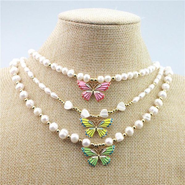 pendant necklaces 5pcs/lot colorful butterfly shape enamel charm necklace,plated with freshwater pearl chain,necklace wholesale, Silver
pendant necklaces 5pcs/lot colorful butterfly shape enamel charm necklace,plated with freshwater pearl chain,necklace wholesale, Silver