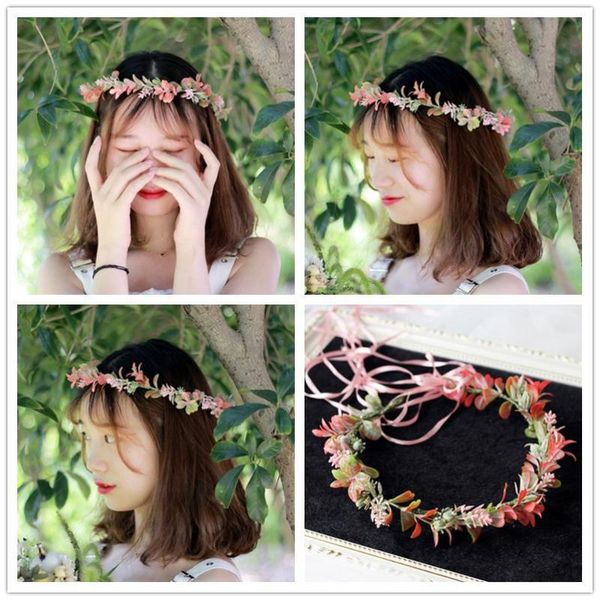 hair clips & barrettes romantic wedding flower crown girls women garland hairband floral wreath headband bohemian beach holiday party access, Golden;silver
hair clips & barrettes romantic wedding flower crown girls women garland hairband floral wreath headband bohemian beach holiday party access, Golden;silver
