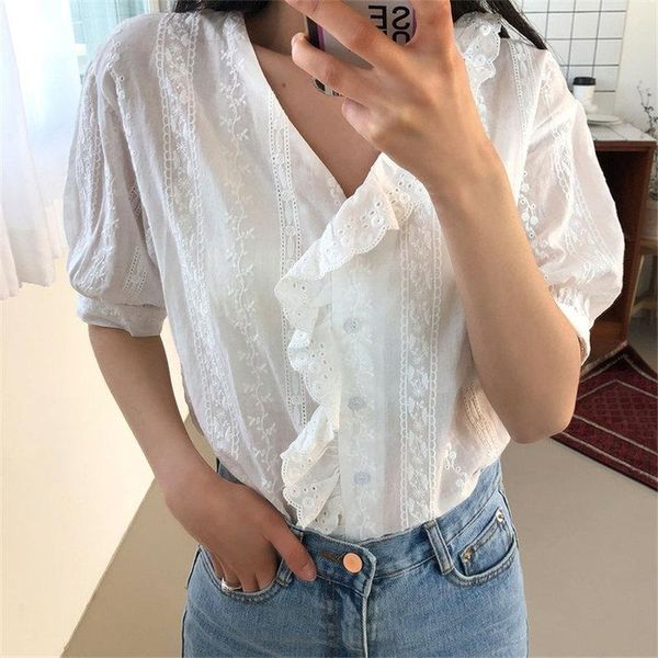 women's blouses & shirts alien kitty summer white chic lace ruffles short sleeves 2021 gentle streetwear all match loose female casual
women's blouses & shirts alien kitty summer white chic lace ruffles short sleeves 2021 gentle streetwear all match loose female casual