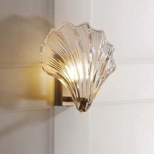 wall lamp post-modern luxury brass nordic shell shape creative glass light fixture bedside restaurant stairs aisle sconces
wall lamp post-modern luxury brass nordic shell shape creative glass light fixture bedside restaurant stairs aisle sconces