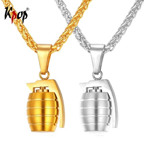 pendant necklaces kpop grenades neckalce rock punk statement jewelry gold color stainless steel necklace for men p1891, Silver
pendant necklaces kpop grenades neckalce rock punk statement jewelry gold color stainless steel necklace for men p1891, Silver
