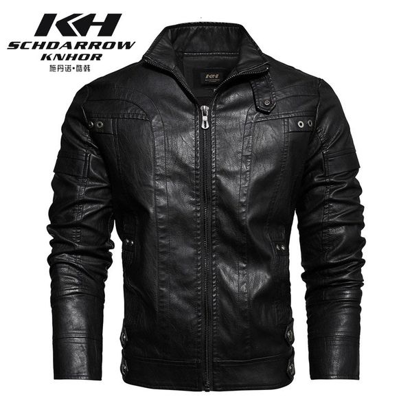 men's jackets autumn winter motorcycle leather jacket lining with velvet coat brpi, Black;brown
men's jackets autumn winter motorcycle leather jacket lining with velvet coat brpi, Black;brown