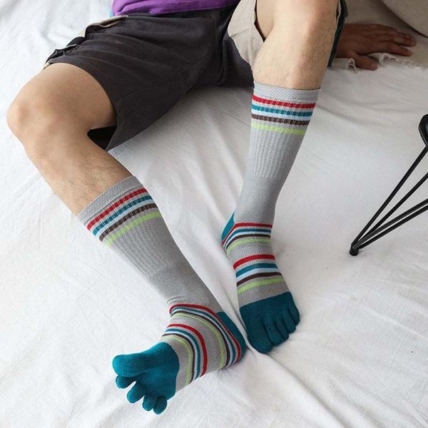 men's socks 1 pair creative funny five split toe fashion striped absorb sweat breathable cotton stockings for men sports sock, Black
men's socks 1 pair creative funny five split toe fashion striped absorb sweat breathable cotton stockings for men sports sock, Black
