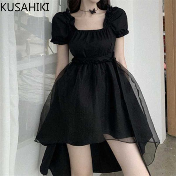 kusahiki summer woman dress puff sleeve square collar korean dresses high waist irregular a-line vestidos mujer 6h697 210602, Black;gray
kusahiki summer woman dress puff sleeve square collar korean dresses high waist irregular a-line vestidos mujer 6h697 210602, Black;gray