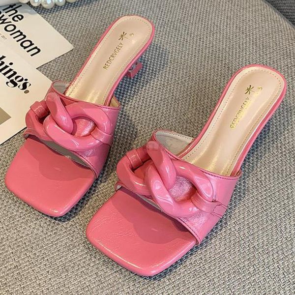 slippers 2021 summer square toe women fashion ladies mules chain slides sandals shoes indoor ytmtloy house zapato mujer, Black
slippers 2021 summer square toe women fashion ladies mules chain slides sandals shoes indoor ytmtloy house zapato mujer, Black