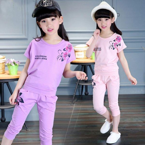 clothing sets summer kids clothes set for girls print children short sleeve t-shirt+pants sports suit outfits teen girl 3-12 yrs, White
clothing sets summer kids clothes set for girls print children short sleeve t-shirt+pants sports suit outfits teen girl 3-12 yrs, White