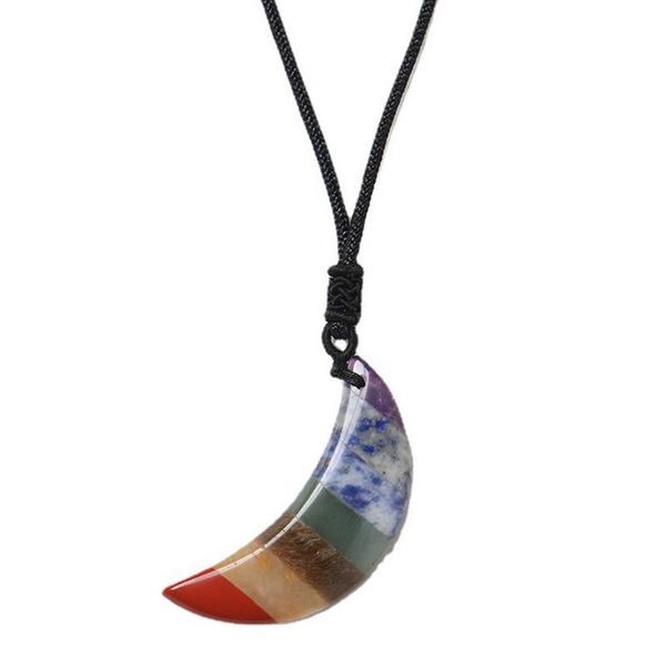 decorative objects & figurines moon pendant crystal seven chakra rough stone stitching necklace jewelry
decorative objects & figurines moon pendant crystal seven chakra rough stone stitching necklace jewelry