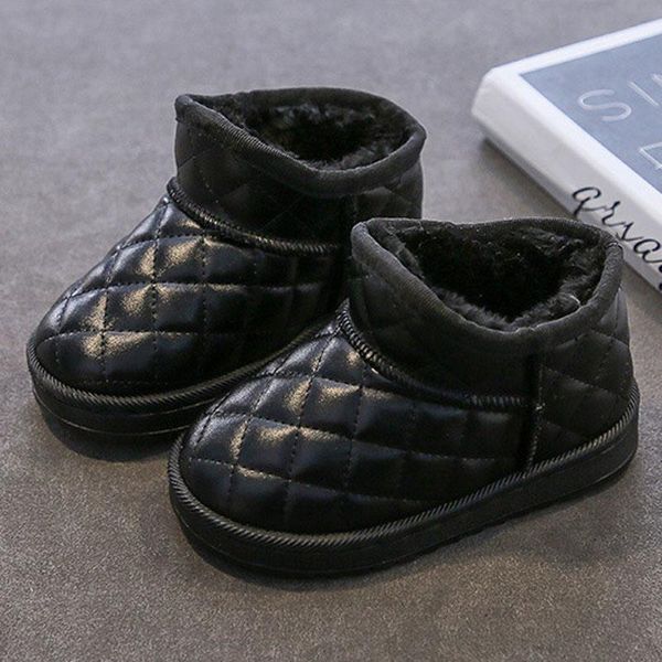 winter waterproof leather kids boots boys snow toddler baby girls plush warm shoes slip on children csh994, Black;grey
winter waterproof leather kids boots boys snow toddler baby girls plush warm shoes slip on children csh994, Black;grey