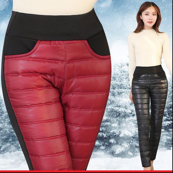 1923 winter women capris 80% duck down pants warm thickening elastic high waisted plus size trousers middle aged red purple, Black;white
1923 winter women capris 80% duck down pants warm thickening elastic high waisted plus size trousers middle aged red purple, Black;white