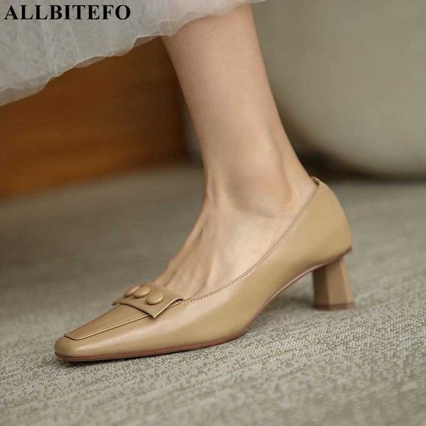 allbitefo fashion retro genuine leatherbrand high heels office ladies shoes thick heels women high heel shoes party women heels 210611, Black
allbitefo fashion retro genuine leatherbrand high heels office ladies shoes thick heels women high heel shoes party women heels 210611, Black