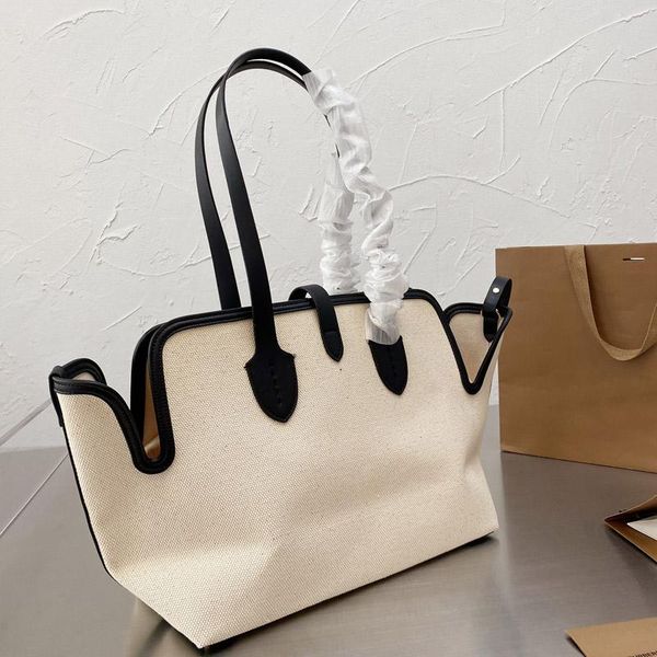 classic large capacity canvas bag women's shopping apricot shopping bag quality leather with edge handle tote bag + rectangular canvas
classic large capacity canvas bag women's shopping apricot shopping bag quality leather with edge handle tote bag + rectangular canvas