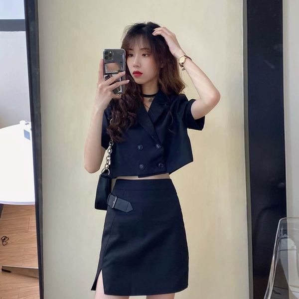 women's two piece pants wanyucl summer clothing 2021 western style fashion with temperament suit skirt two-piece female, White
women's two piece pants wanyucl summer clothing 2021 western style fashion with temperament suit skirt two-piece female, White