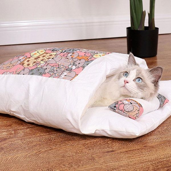 cat beds & furniture warm sleeping bag removable bed winter house small pet pak55
cat beds & furniture warm sleeping bag removable bed winter house small pet pak55