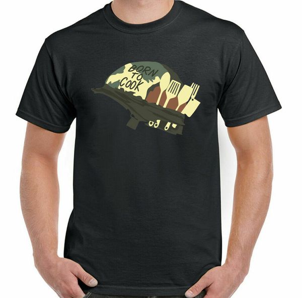 crickets t-shirt born to cook mens fun chef's hat master chef army helmet, White;black
crickets t-shirt born to cook mens fun chef's hat master chef army helmet, White;black