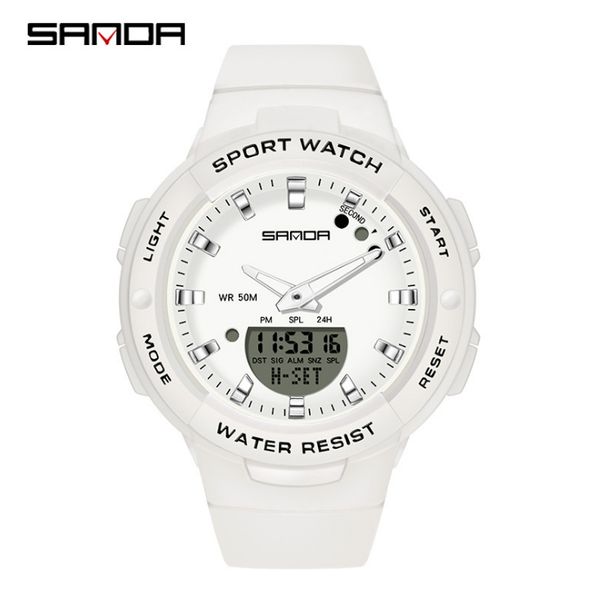sanda brand fashion trend outdoor cwp watches boys and girls middle school student quartz alarm luminous watch, Slivery;brown
sanda brand fashion trend outdoor cwp watches boys and girls middle school student quartz alarm luminous watch, Slivery;brown