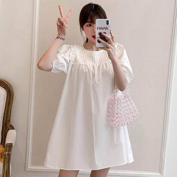 maternity dresses 08372# dress summer cotton short sleeves loose stylish a line pregnant women mom, White
maternity dresses 08372# dress summer cotton short sleeves loose stylish a line pregnant women mom, White