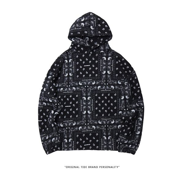 vertical street hip hop cashew flower sweater men's loose trendy pullover couple's hoodie, Black
vertical street hip hop cashew flower sweater men's loose trendy pullover couple's hoodie, Black