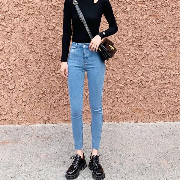women's jeans plus size high waist stretch skinny women pants female pencil blue streetwear korean denim trousers
women's jeans plus size high waist stretch skinny women pants female pencil blue streetwear korean denim trousers