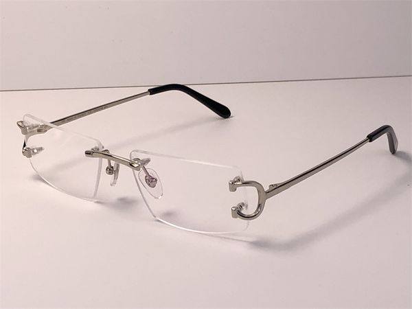 new selling clear small lens frameless 18k frames gold-plated ultra-light square rimless optical glasses men business style eyewear 0104, Black
new selling clear small lens frameless 18k frames gold-plated ultra-light square rimless optical glasses men business style eyewear 0104, Black