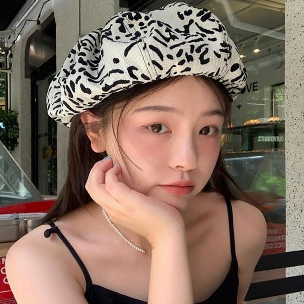 berets ins women fashion beret hat autumn winter warm dome retro wild beanie for traveling party, Blue;gray
berets ins women fashion beret hat autumn winter warm dome retro wild beanie for traveling party, Blue;gray